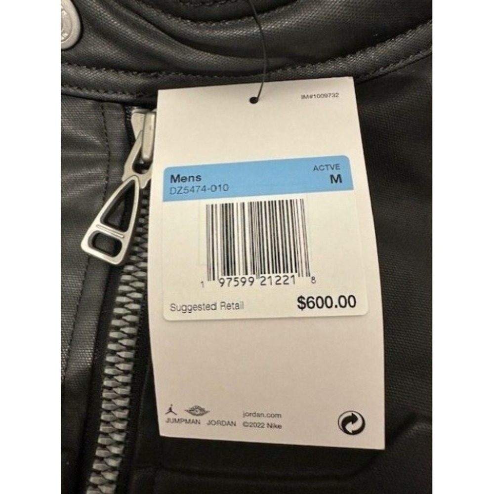 Air Jordan x Travis Scott Cactus Jack Waxed Black Jacket DZ5474-010 Men's‎ M NEW - Picture 5 of 16